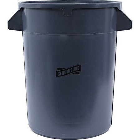 Genuine Joe TRASH CONTAINERS, HEAVY-DUTY, 32 GALLON,  GJO60463